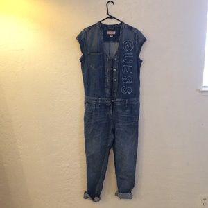 Vintage guess denim jumpsuit